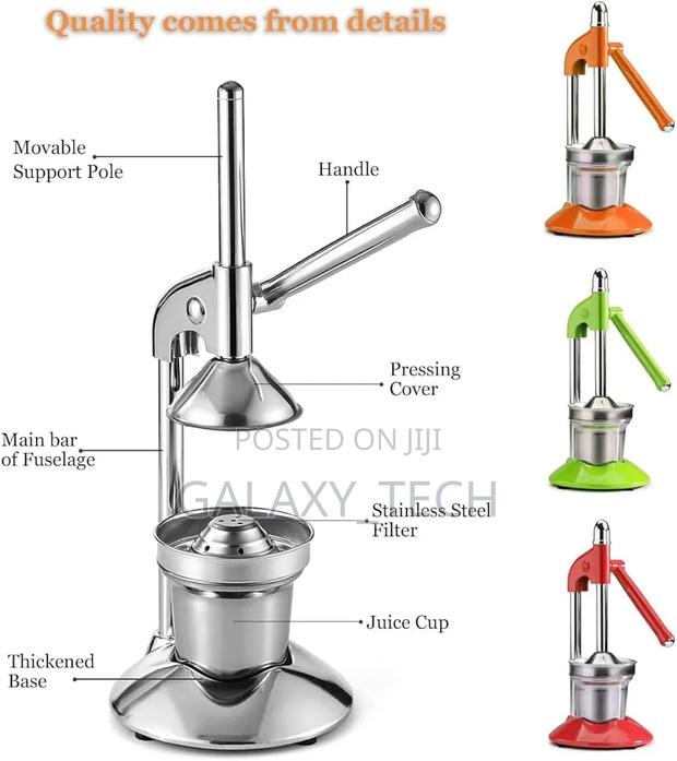 Manual Commercial Citrus Juicer / Hand Press Lemon Squeezer - thumbnail 3