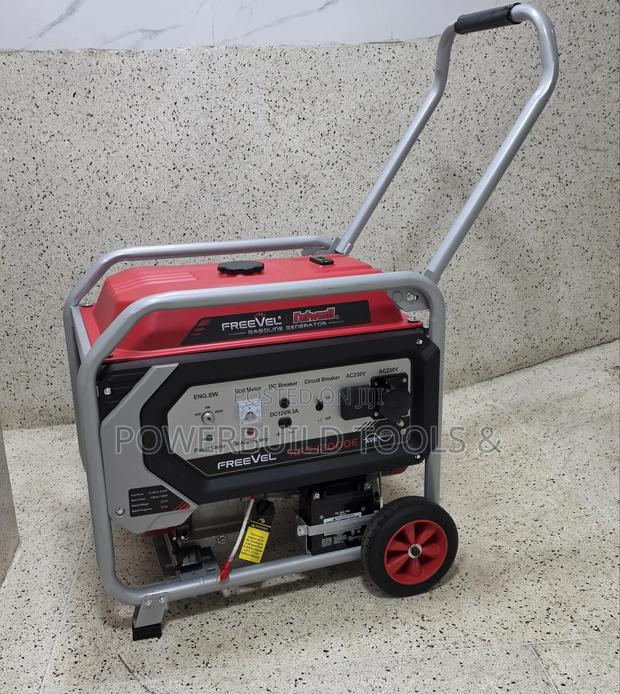 Maxmech RFS12000E 11kva Keystart Petrol Generator With Wheels - main view
