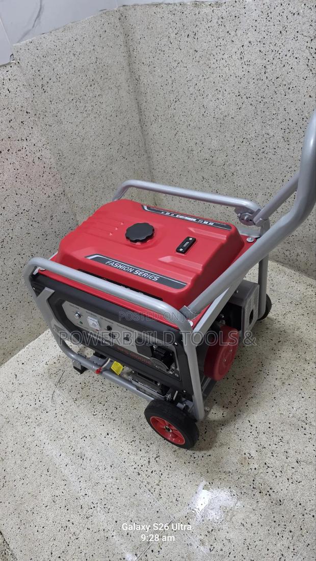 Maxmech RFS12000E 11kva Keystart Petrol Generator With Wheels - thumbnail 3