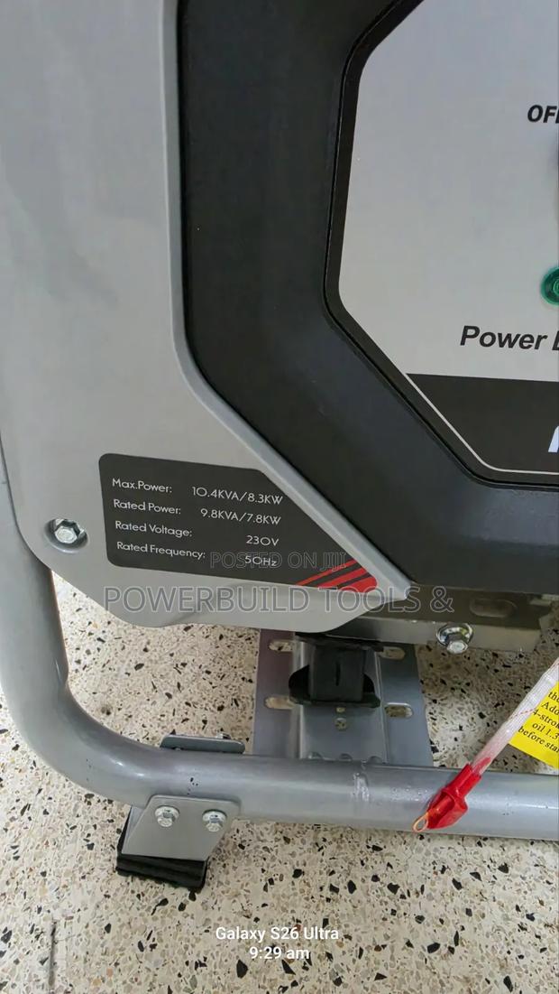 Maxmech RFS12000E 11kva Keystart Petrol Generator With Wheels - thumbnail 5