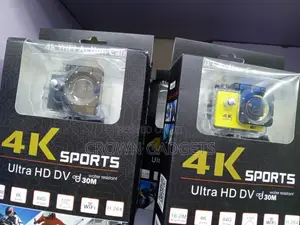 WiFi Action Camera With 30M Waterproof Case Mounts