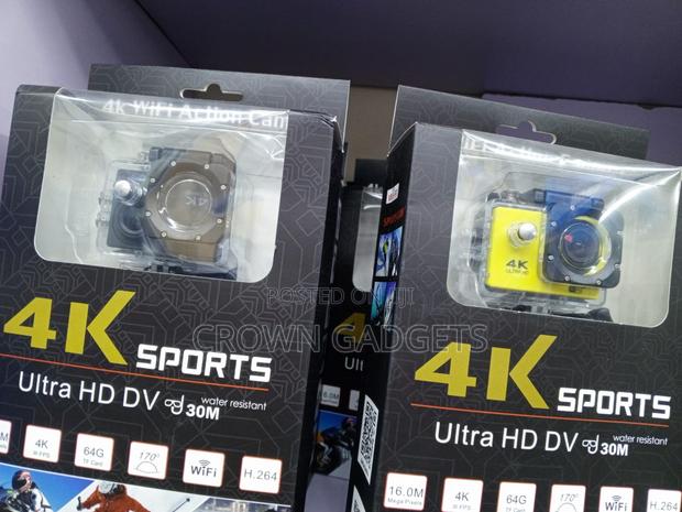 WiFi Action Camera With 30M Waterproof Case Mounts - main view
