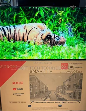 Vitron 65"Inch UHD Smart Android TV ,Bluetooth-Enabled