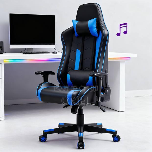 Gaming Chair : Height Adjustable Ergonomic Office Gaming Chair - thumbnail 2