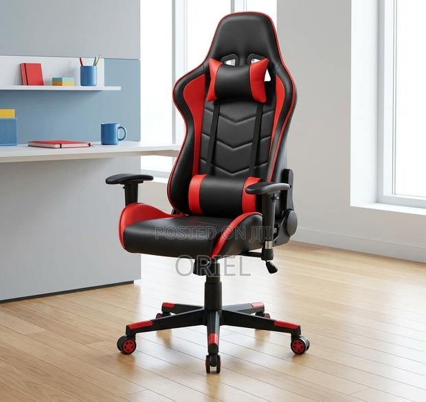 Gaming Chair : Height Adjustable Ergonomic Office Gaming Chair - thumbnail 12