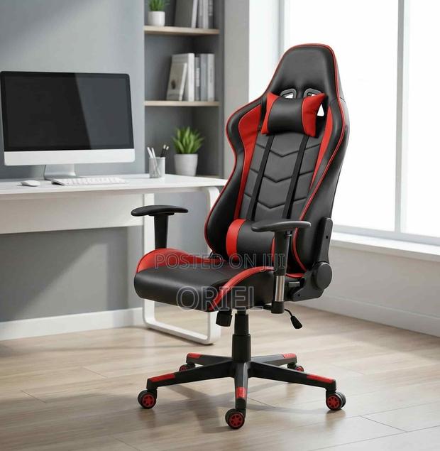 Gaming Chair : Height Adjustable Ergonomic Office Gaming Chair - thumbnail 19