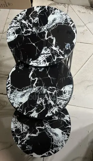 3 in 1 Executive Table (Glass Effect)