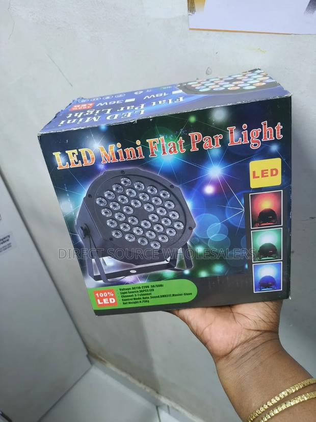 Mini LED PAR Stage Light RGB DJ Disco Party Light