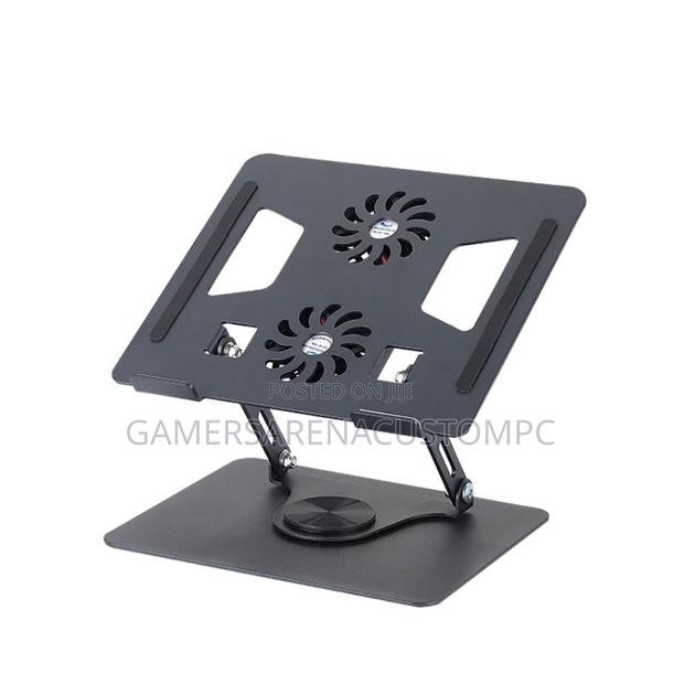 Laptop Stand With Cooling Fan USB Multi Angle Computer Stand - thumbnail 2