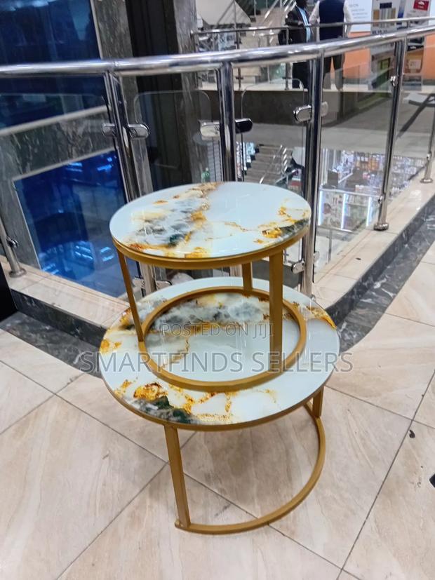 2 in 1 Top Glass Coffee Table - thumbnail 2
