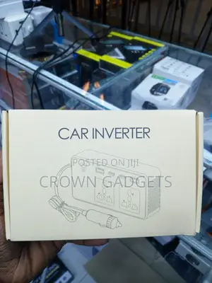 200W Vehicle Power Inverter With Dual AC Fast USB Ports