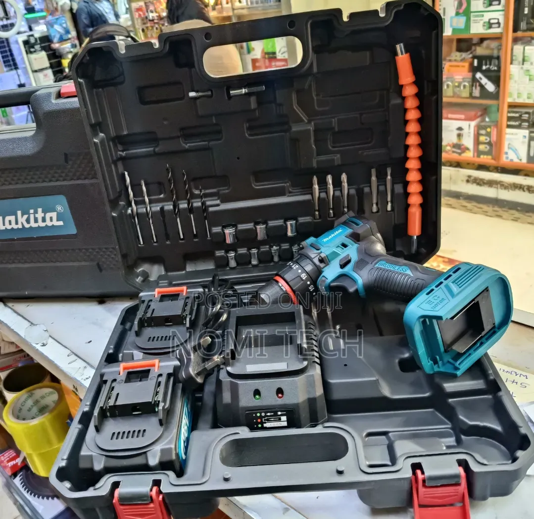 198v Makita Brushless Cordless Drill Set/Rechargeable Makita Drill