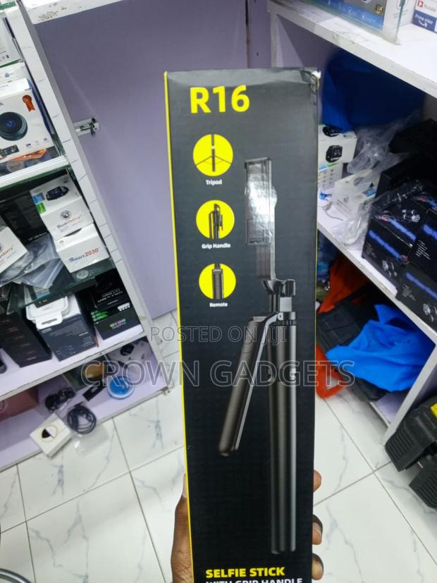 R16 Selfie Stick Tripod With Bluetooth Remote Control - thumbnail 2