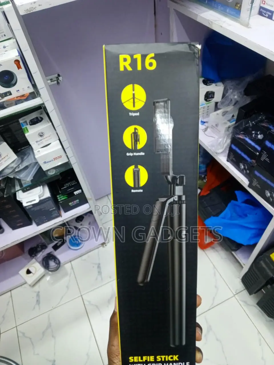 R16 Selfie Stick Tripod With Bluetooth Remote Control
