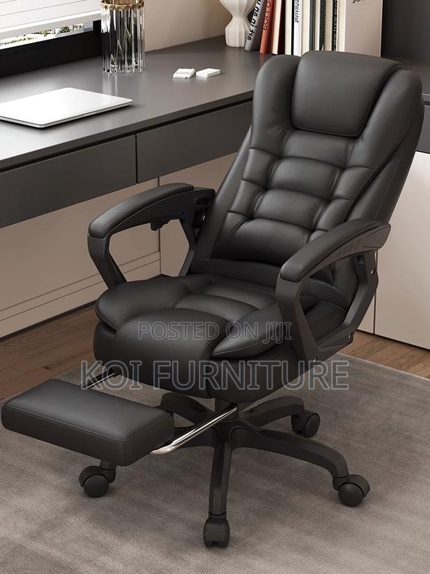 Office Chairs; Executive High Butterfly Back Leather Chair - main view