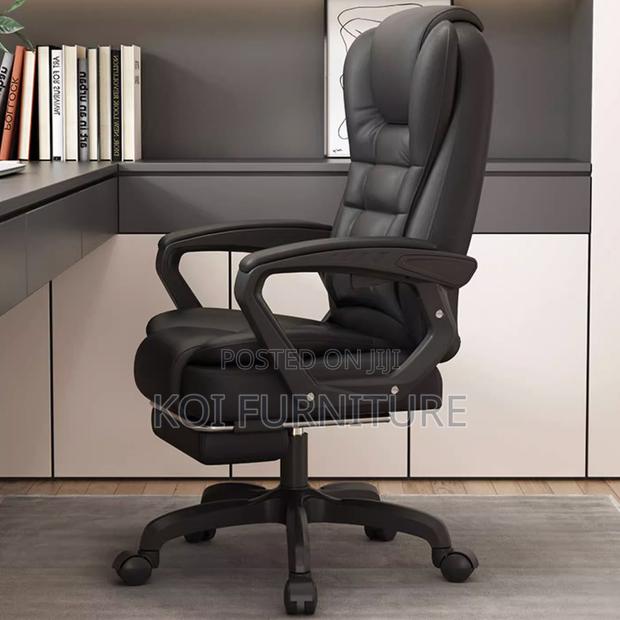 Office Chairs; Executive High Butterfly Back Leather Chair - thumbnail 3