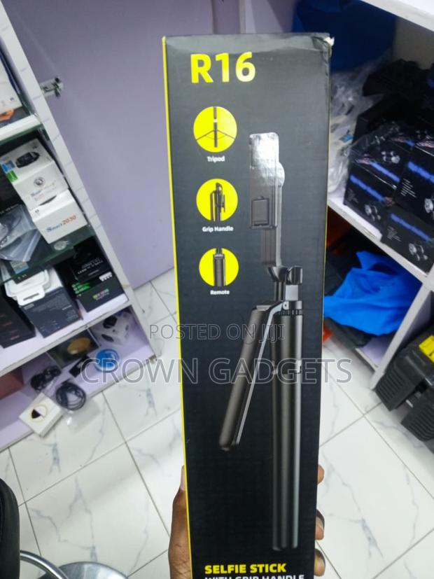 R16 Extendable Selfie Stick With Tripod Stand for Phones