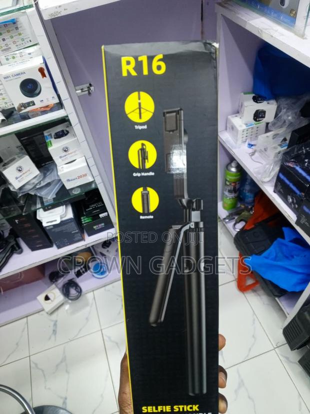 R16 Extendable Selfie Stick With Tripod Stand for Phones - thumbnail 3