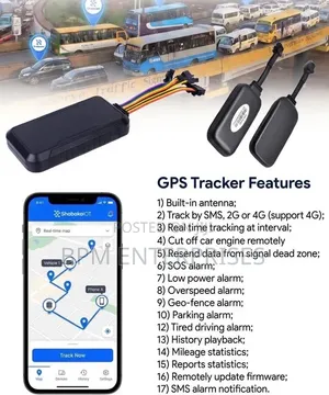 GPS Tracker for Cars and Motorbikes ( Sms, Online App or Website)