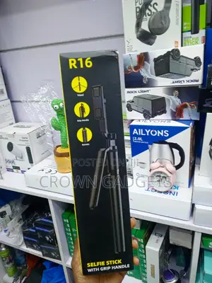 R16 Extendable Selfie Stick With Tripod Bluetooth Remote