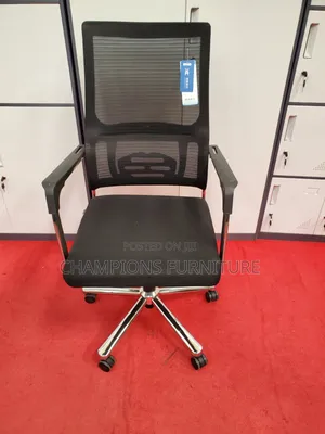 Ergonomic Black Swivel Chair