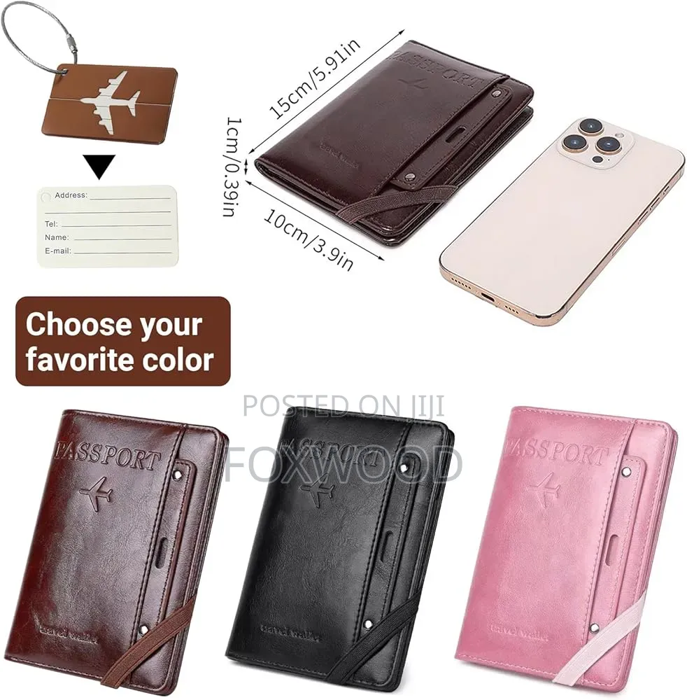 PU Leather Passport Holders