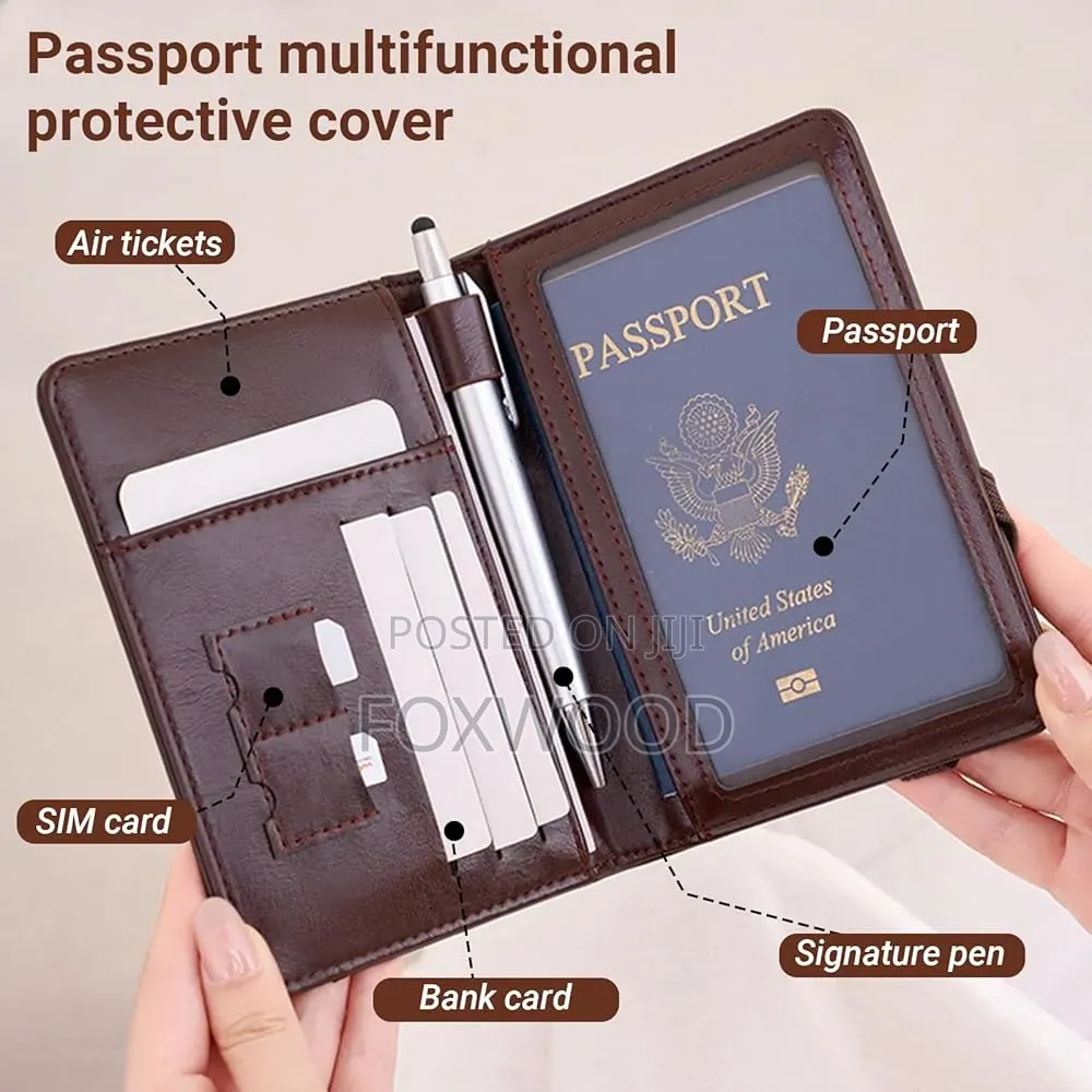 PU Leather Passport Holders