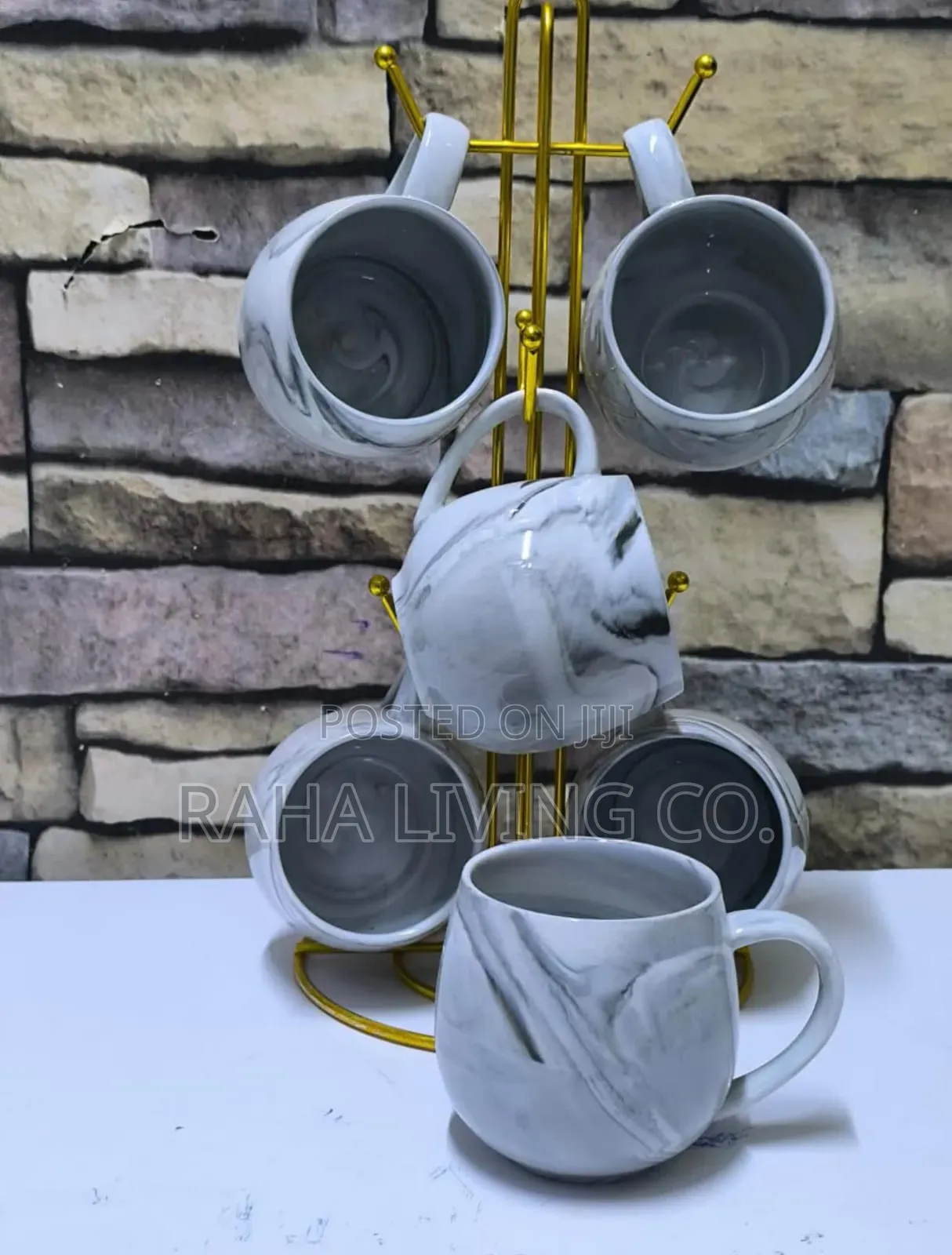 Ceramic Pot-Like Mugs | 380ml | Set of 6