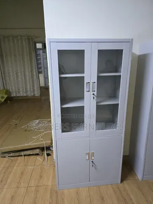 Half Glass Filing Cabinet