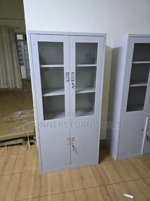 Half Glass Filing Cabinet