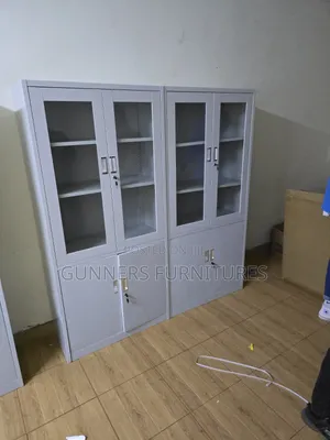 Half Glass Filing Cabinet