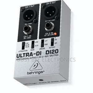 Behringer ULTRA-DI DI20 Professional Active 2-Channel DI-BoxSplitter