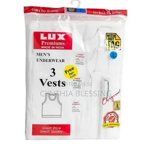 White 3 in 1 Cotton Comfortable Vest _01