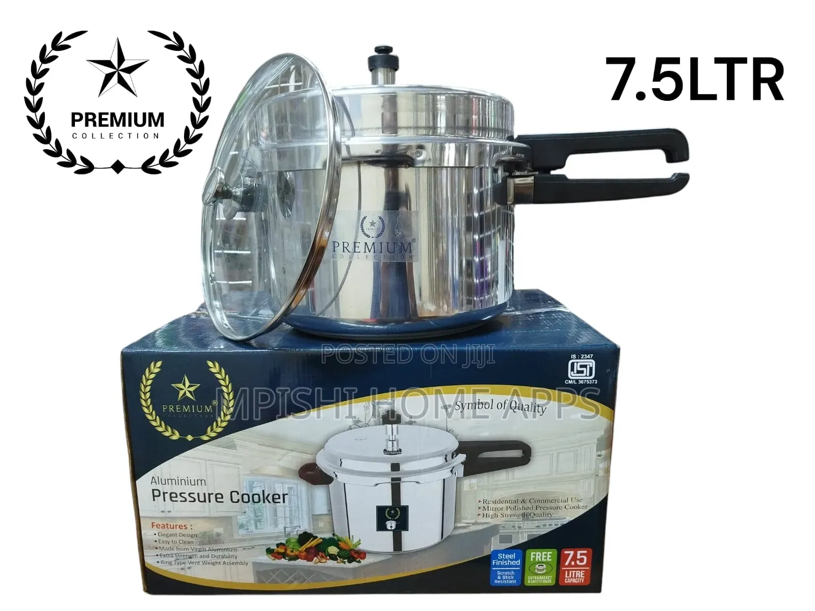 Premium Aluminum Pressure Cooker