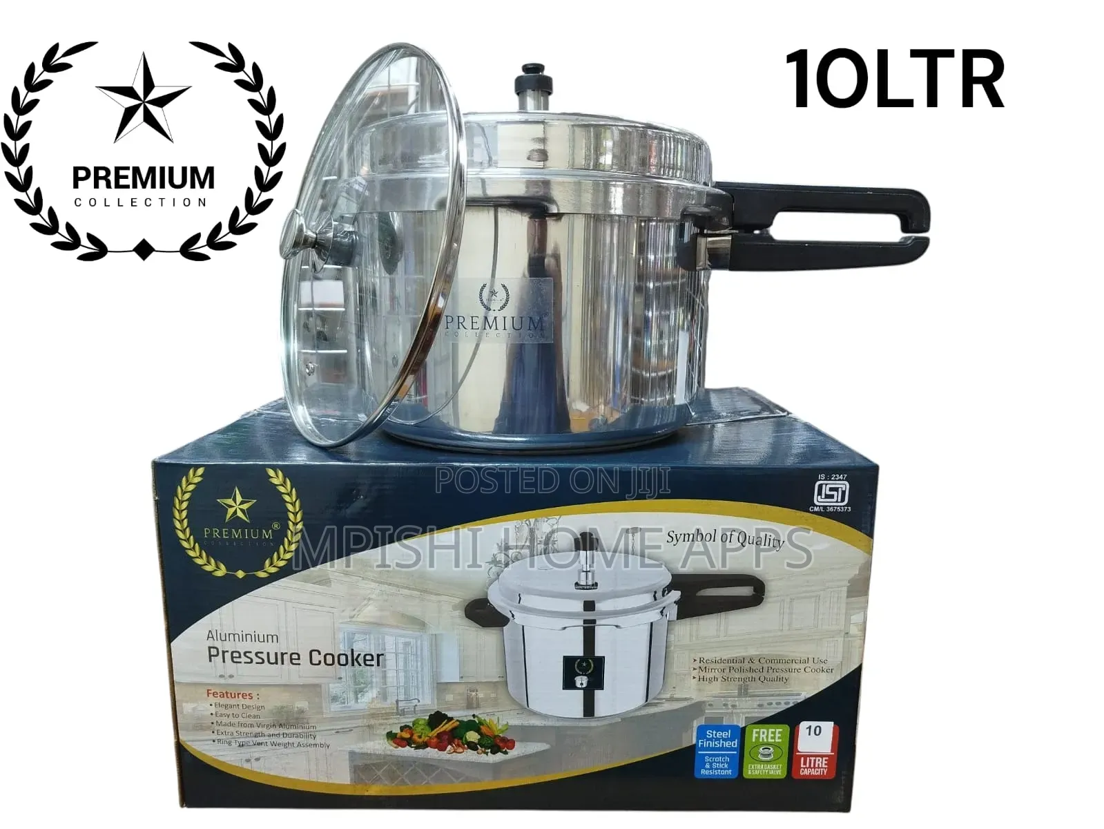 Premium Aluminum Pressure Cooker