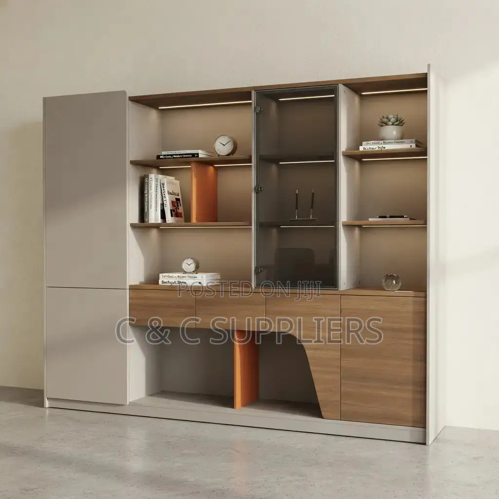 Modern Imported Storage Wall Unit