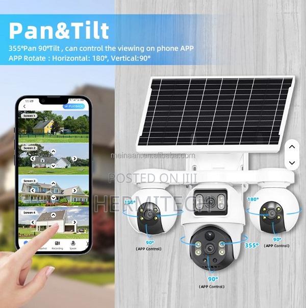 360° Coverage 4G Solar Security Camera Sd Card Slot 4g Sim Card Slot - main view
