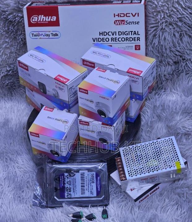 Dahua Smart 4ch CCTV Kit 4ch DVR High Quality Security CCTV Camera