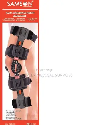 Samson R.O.M Knee Brace HEIGHT ADJUSTABLE (Universal Size) (Piece)