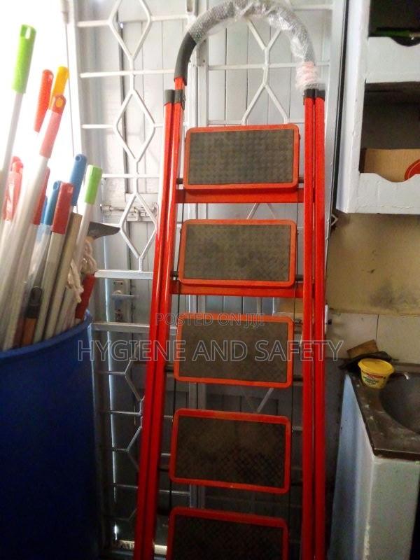 Step Ladders With Protective Mesh - main view