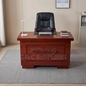 Executive Desk With Built-in Drawers