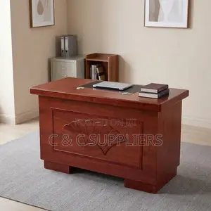 Executive Desk With Built-in Drawers