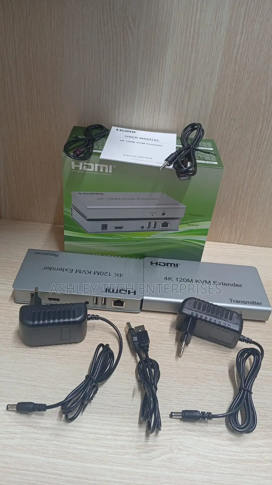 Advanced HDMI 120M KVM Extender – USB Keyboard Mouse Control