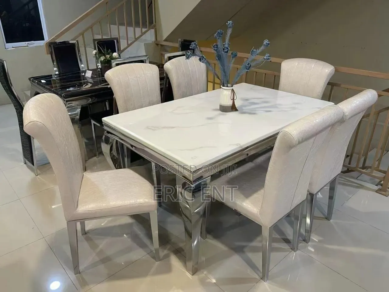 6 Sitter Executive Modern Advanced Marble Dinning Table
