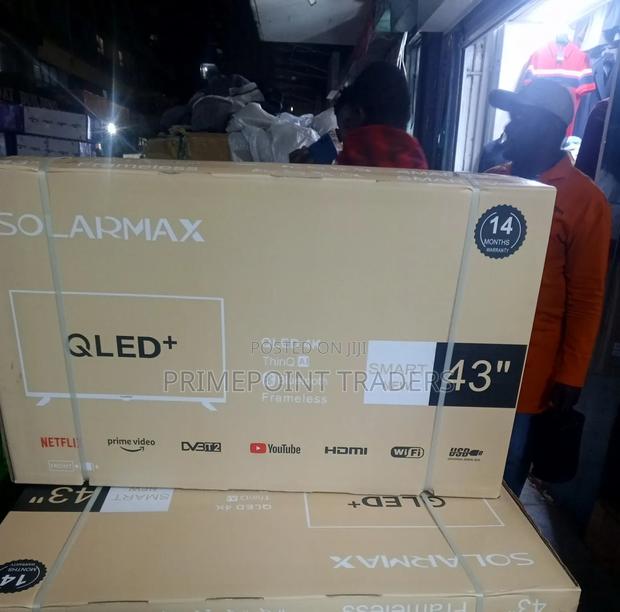 Solarmax 43-Inch Frameless QLED Smart TV – Smart Viewing Redefined - thumbnail 2