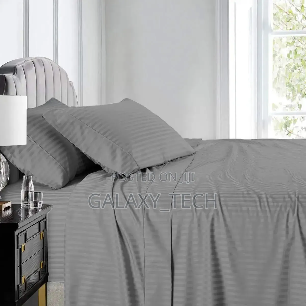 4pcs Sets Stripped Cotton Bedsheets(4*6-6*6)