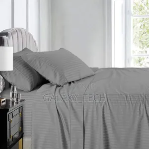4pcs Sets Stripped Cotton Bedsheets(4*6-6*6)