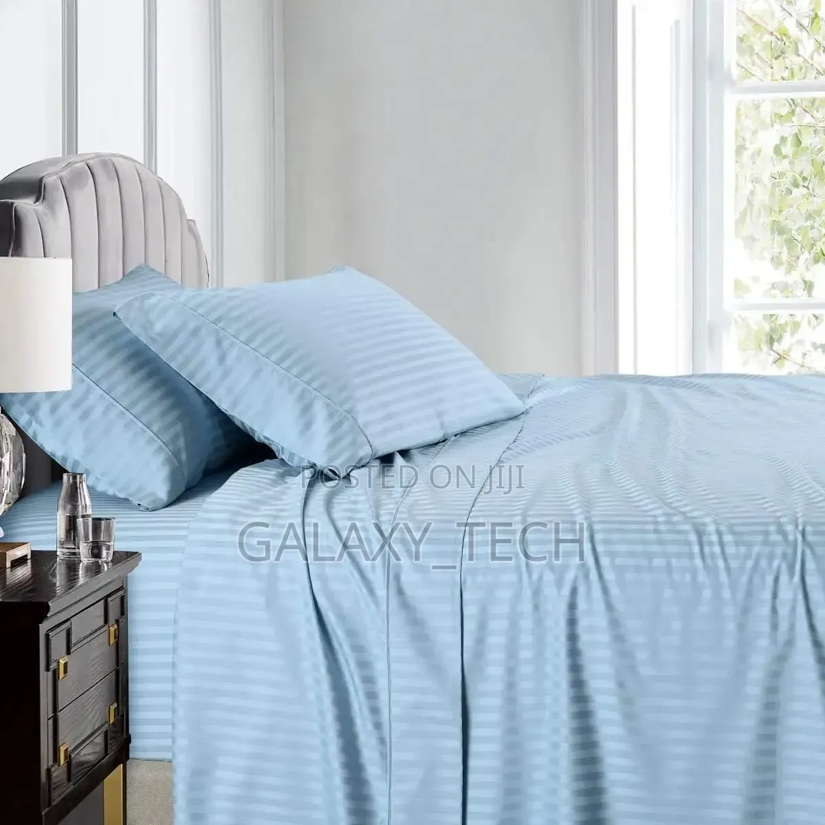 4pcs Sets Stripped Cotton Bedsheets(4*6-6*6)