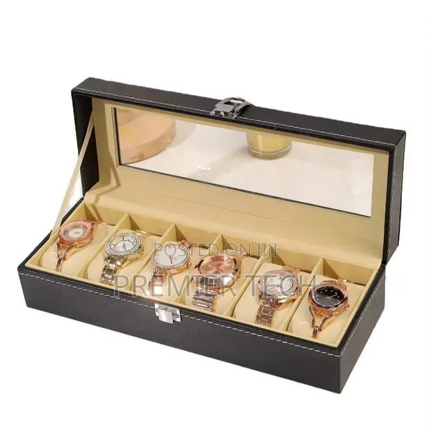 *6 Slots Watch Organizer/Storage Box - thumbnail 2