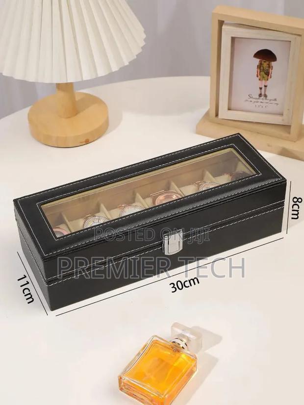 *6 Slots Watch Organizer/Storage Box - thumbnail 3